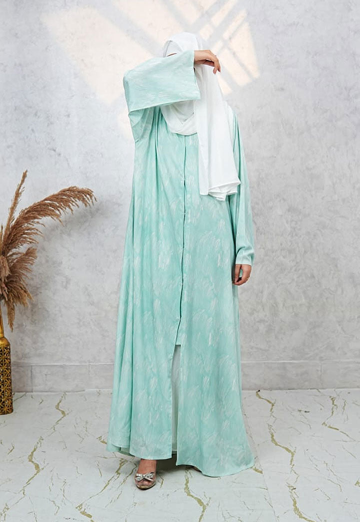 Printed Teal