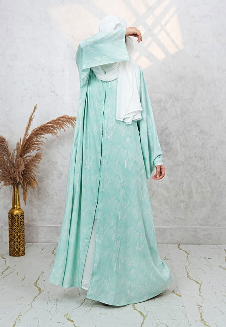 Printed Teal