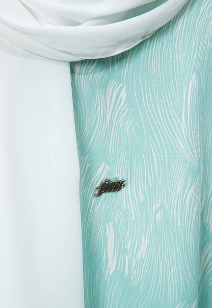 Printed Teal