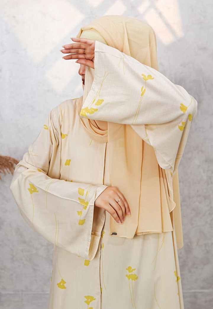 Printed yellow