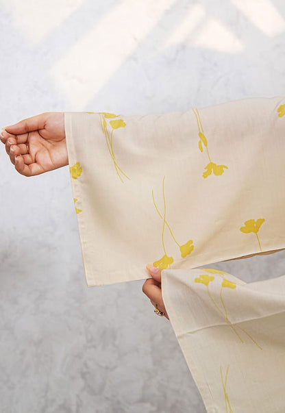Printed yellow